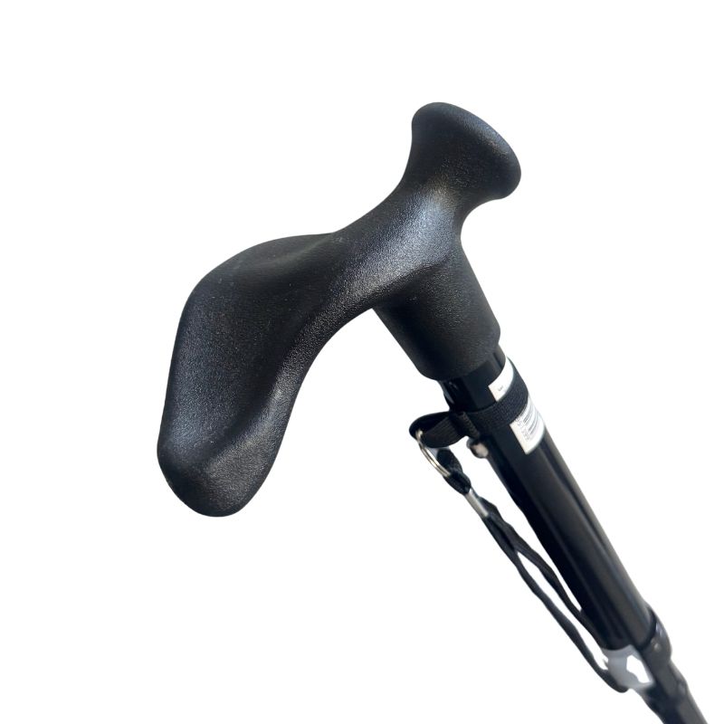 canne pliante réglable avec poignée ergonomique droitier