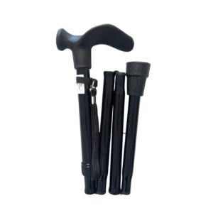 canne pliante réglable avec poignée ergonomique droitier