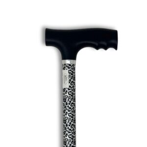 canne de marche imprimé léopard