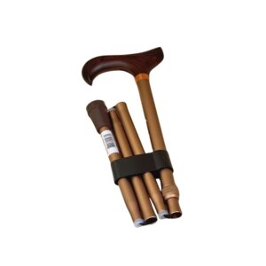 Canne pliante alu bronze mat