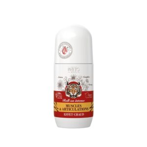 Baume rouge chauffant roll on