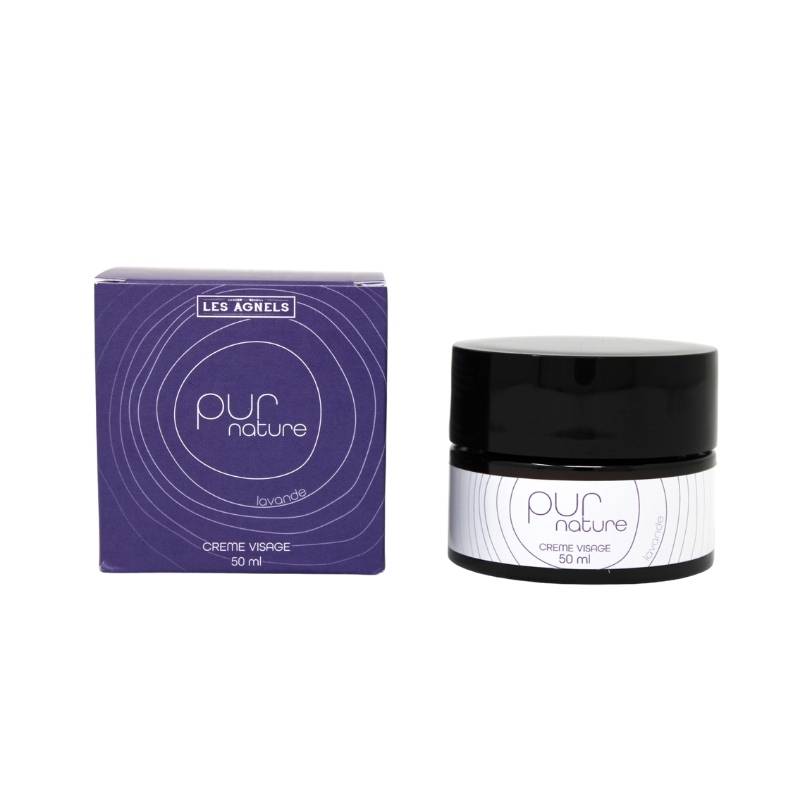 Crème visage Agnels - Pur Nature pot et boite