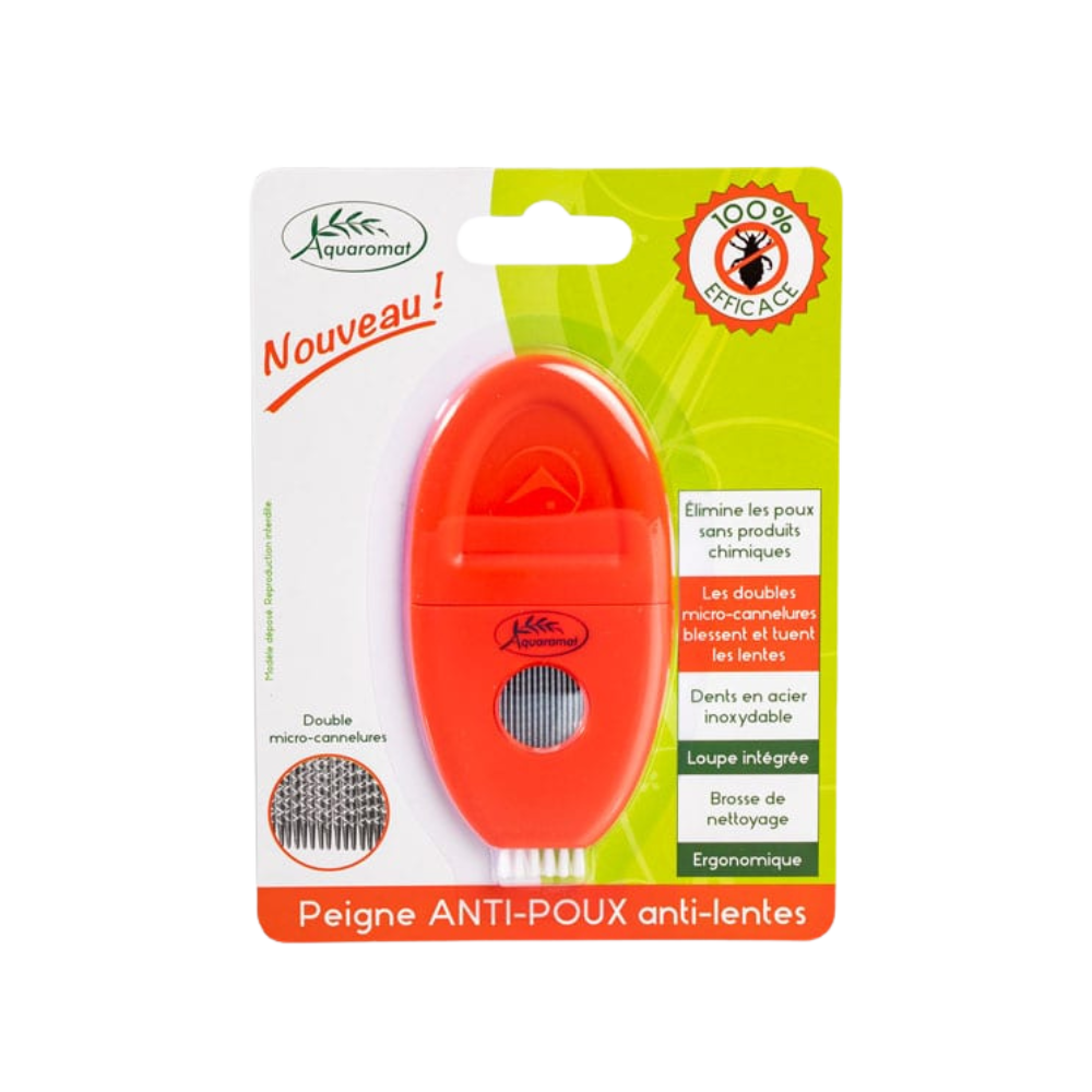 Peigne anti-poux mécanique Aquaromat