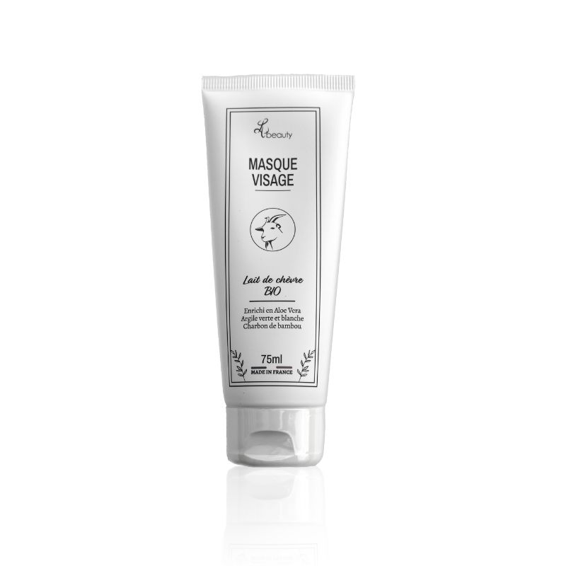 Masque purifiant argile blanche et verte, charbon de bambou - LH Beauty