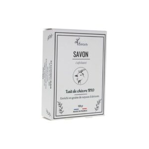 savon exfoliant aux noyaux d'abricots et lait de chèvre bio - LH Beauty