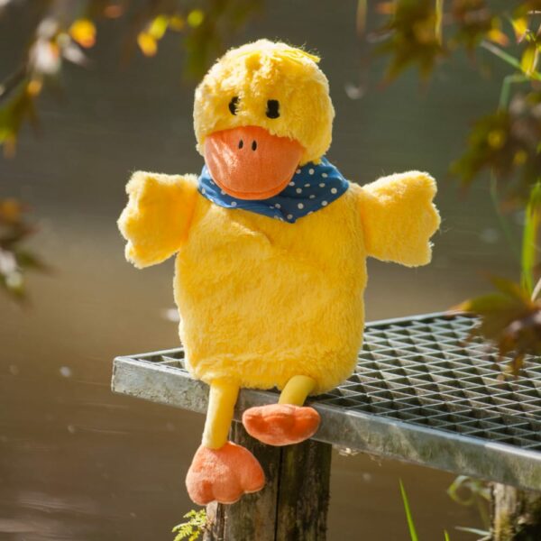 Bouillotte Éco housse peluche velouté Caneton – Image 2