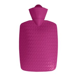 Bouillotte tressée thermoplastique Framboise