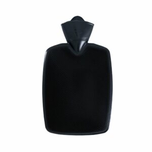 Bouillotte rainurée thermoplastique Noire