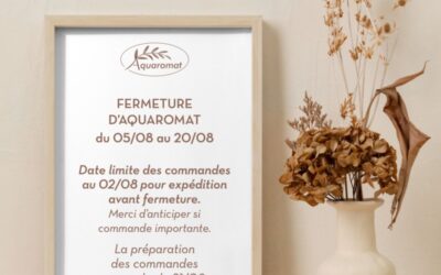 Congés du 5 au 20 août 2023
